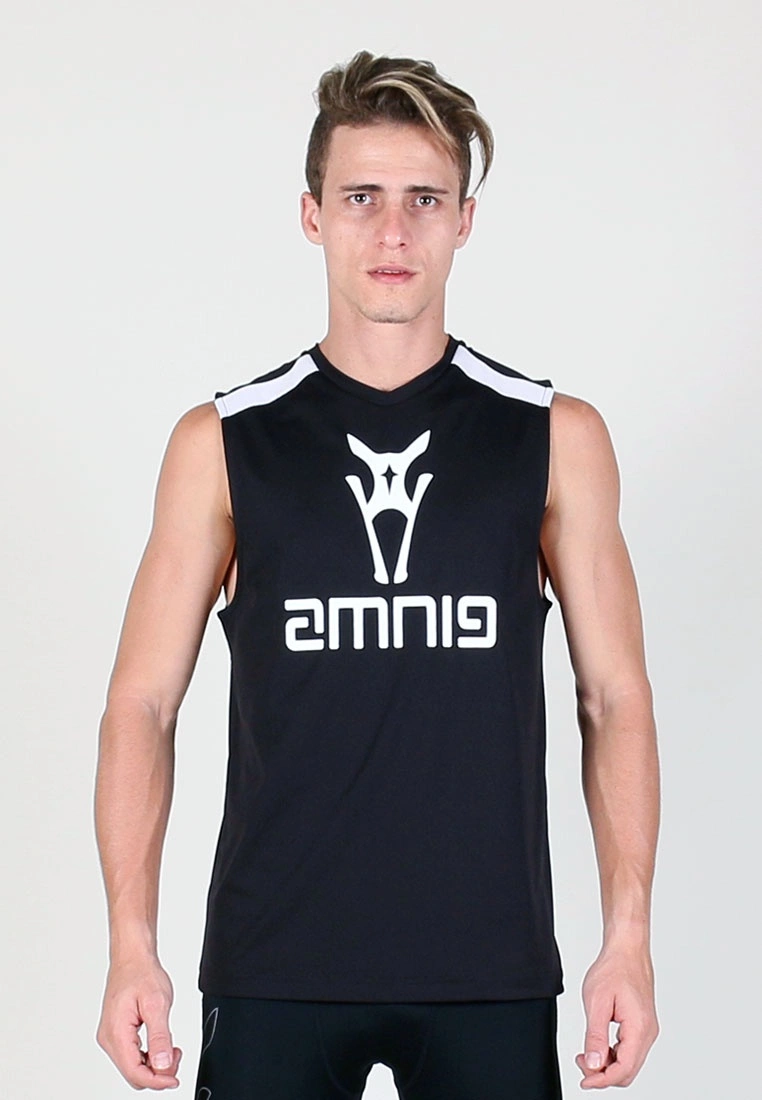 Amnig Men Training Sleeveless Tee (Black)