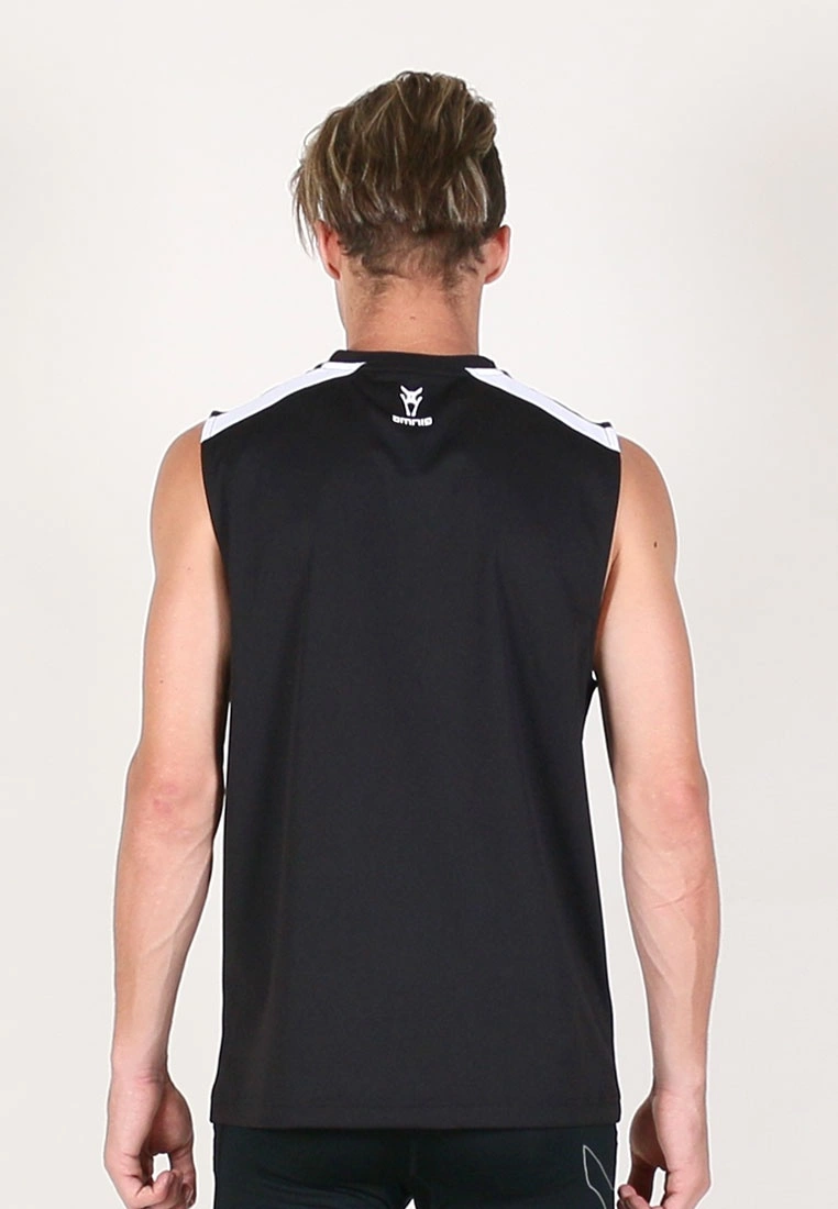 Amnig Men Training Sleeveless Tee (Black) - Image 3