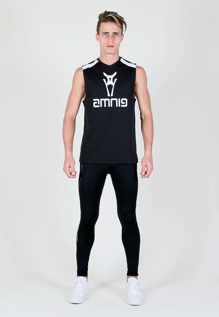 Amnig Men Training Sleeveless Tee (Black) - Image 5