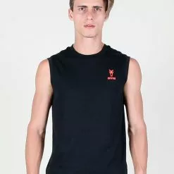 Amnig Men Energetic Training Singlet (Black)