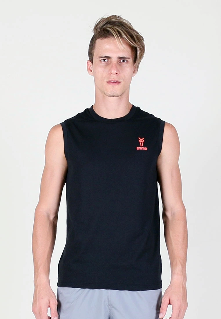 Amnig Men Energetic Training Singlet (Black)
