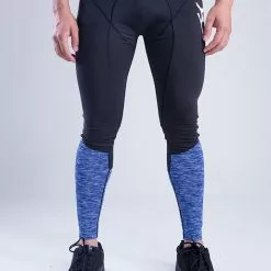 Amnig Men Ardor Compression Long Pants (Black/Blue/Pink)