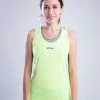 Amnig Women Flex Pro Full Mesh Back Tank Top (Safety Yellow)