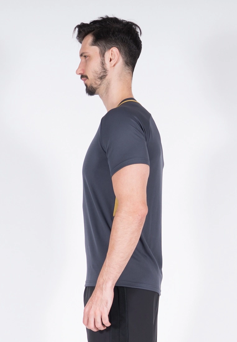 Amnig Men Training Short Sleeve Jersey (Ebony) - Image 3