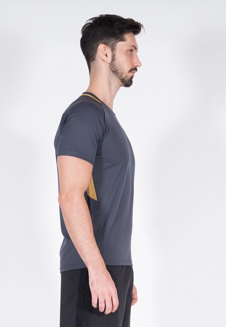 Amnig Men Training Short Sleeve Jersey (Ebony) - Image 5