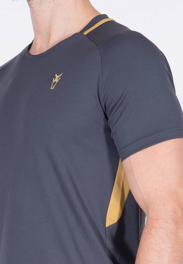 Amnig Men Training Short Sleeve Jersey (Ebony) - Image 7