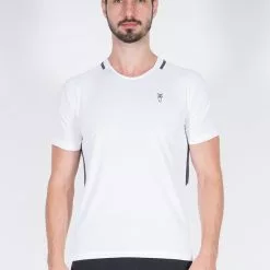 Amnig Men Training Short Sleeve Jersey (White)