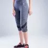 Amnig Women Nerve 3/4 Legging (Grey)