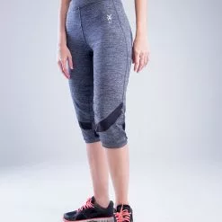 Amnig Women Nerve 3/4 Legging (Grey)