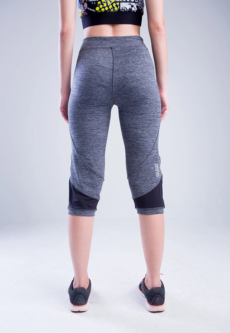 Amnig Women Nerve 3/4 Legging (Grey) - Image 4