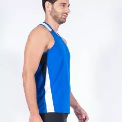 Amnig Men Running Singlet (Blue)