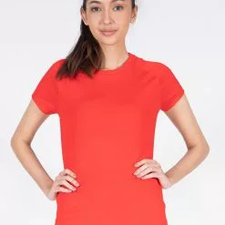 Amnig Women Training Raglan Tee (Red)