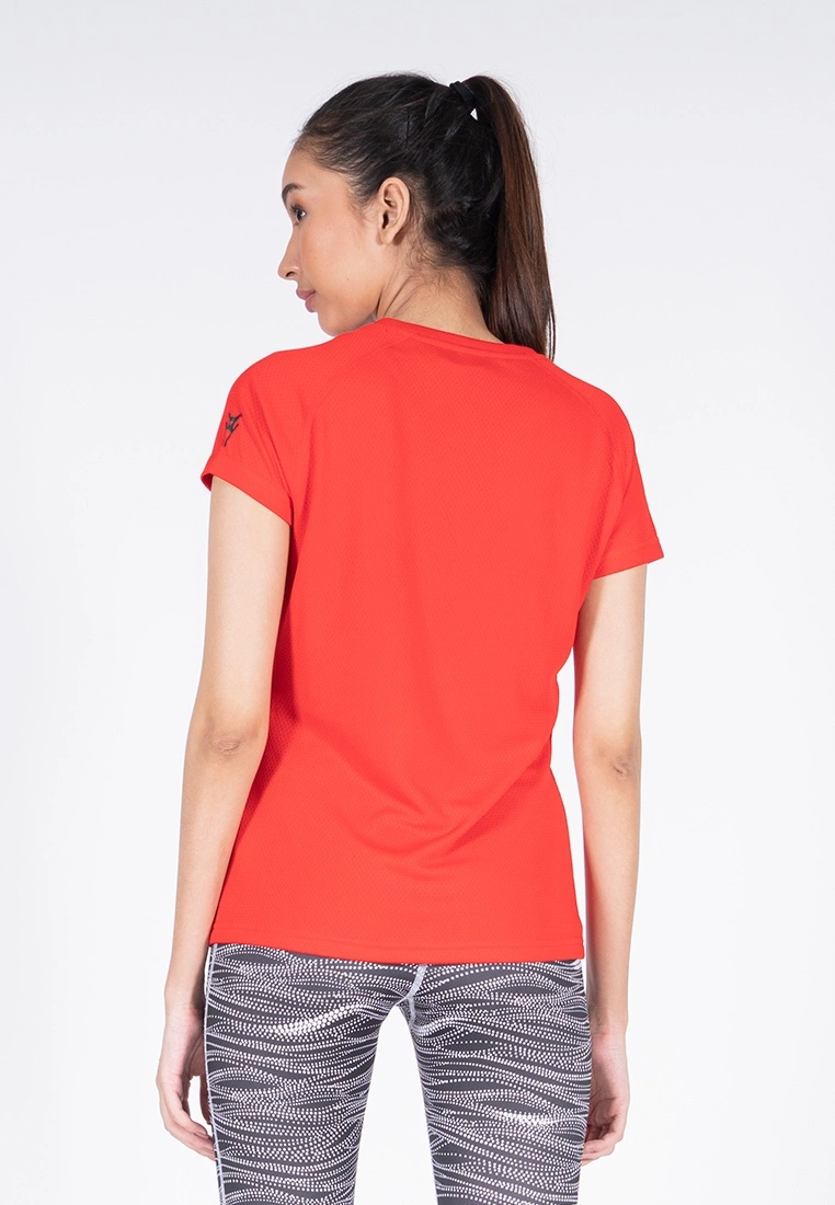 Amnig Women Training Raglan Tee (Red) - Image 5