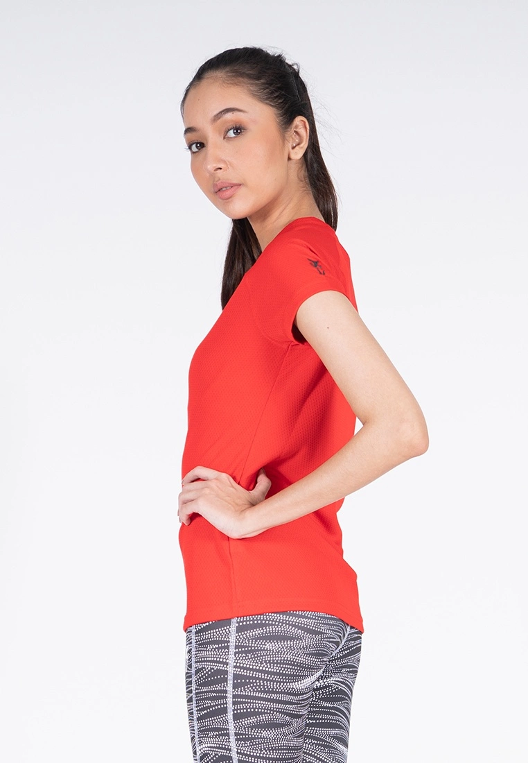 Amnig Women Training Raglan Tee (Red) - Image 6
