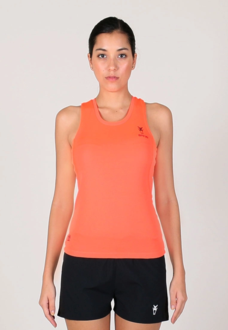 Amnig Women Essential Performance Singlet (Orange)
