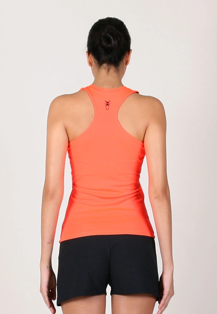 Amnig Women Essential Performance Singlet (Orange) - Image 4