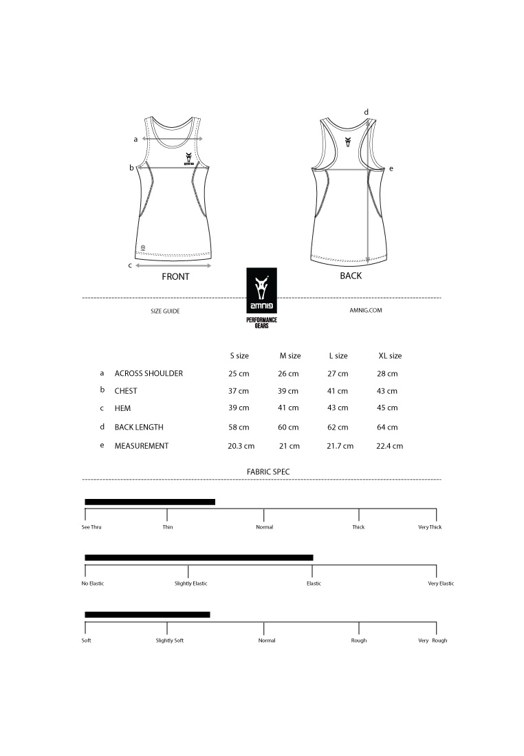 Amnig Women Essential Performance Singlet (Orange) - Image 6