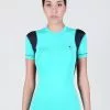 Amnig Women Maxforce Dual Tone Compression Top (Mint)
