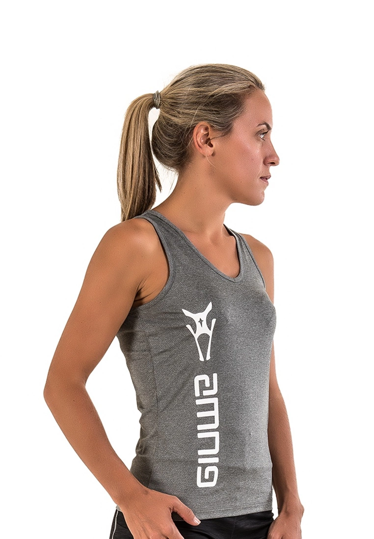 Amnig Women Training Tank Top (Grey) - Image 2