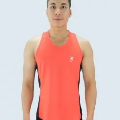 Amnig Men Legerity Running Singlet (Red)