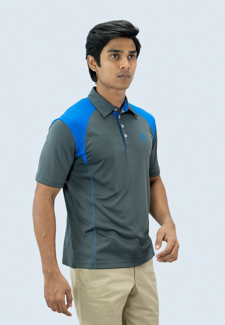 Amnig Men Aspire Polo (Grey) - Image 3