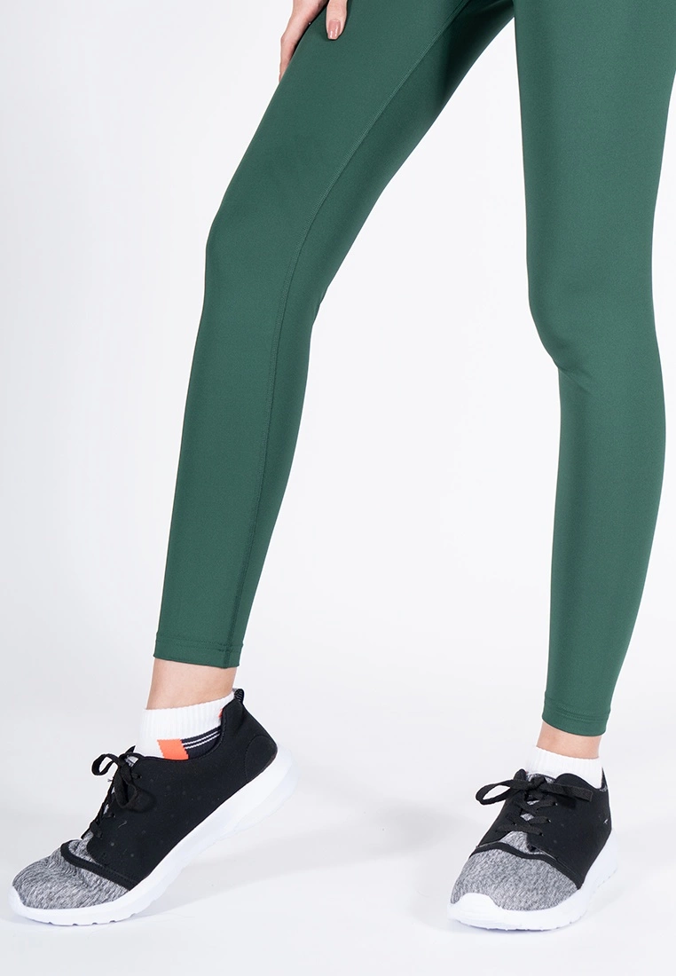 Amnig Women Active High Waist Legging (Dark Green) - Image 8