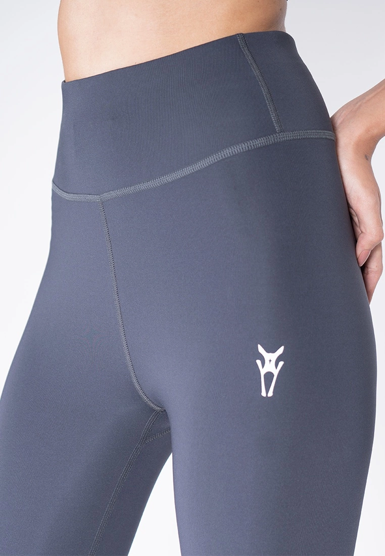 Amnig Women Active High Waist Legging (Grey) - Image 7