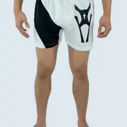 Amnig Men 15" Fighter Shorts - White/Black