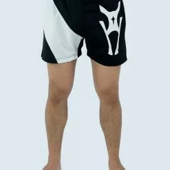 Amnig Men 15" Fighter Shorts - Black/White