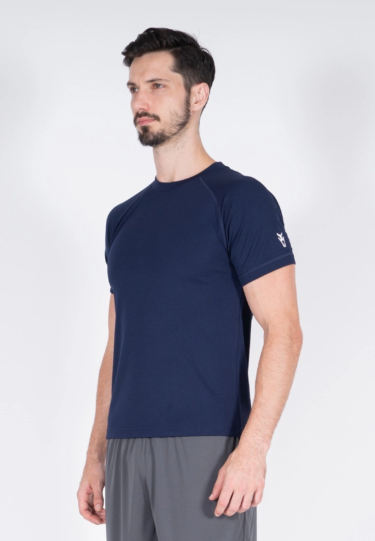 Amnig Men Training Raglan T-Shirt (Navy) - Image 4