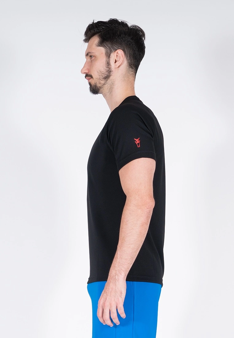 Amnig Men Training Raglan T-Shirt (Black) - Image 2