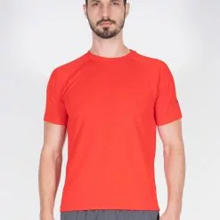 Amnig Men Training Raglan T-Shirt (Red)