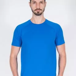 Amnig Men Training Raglan T-Shirt (Blue)