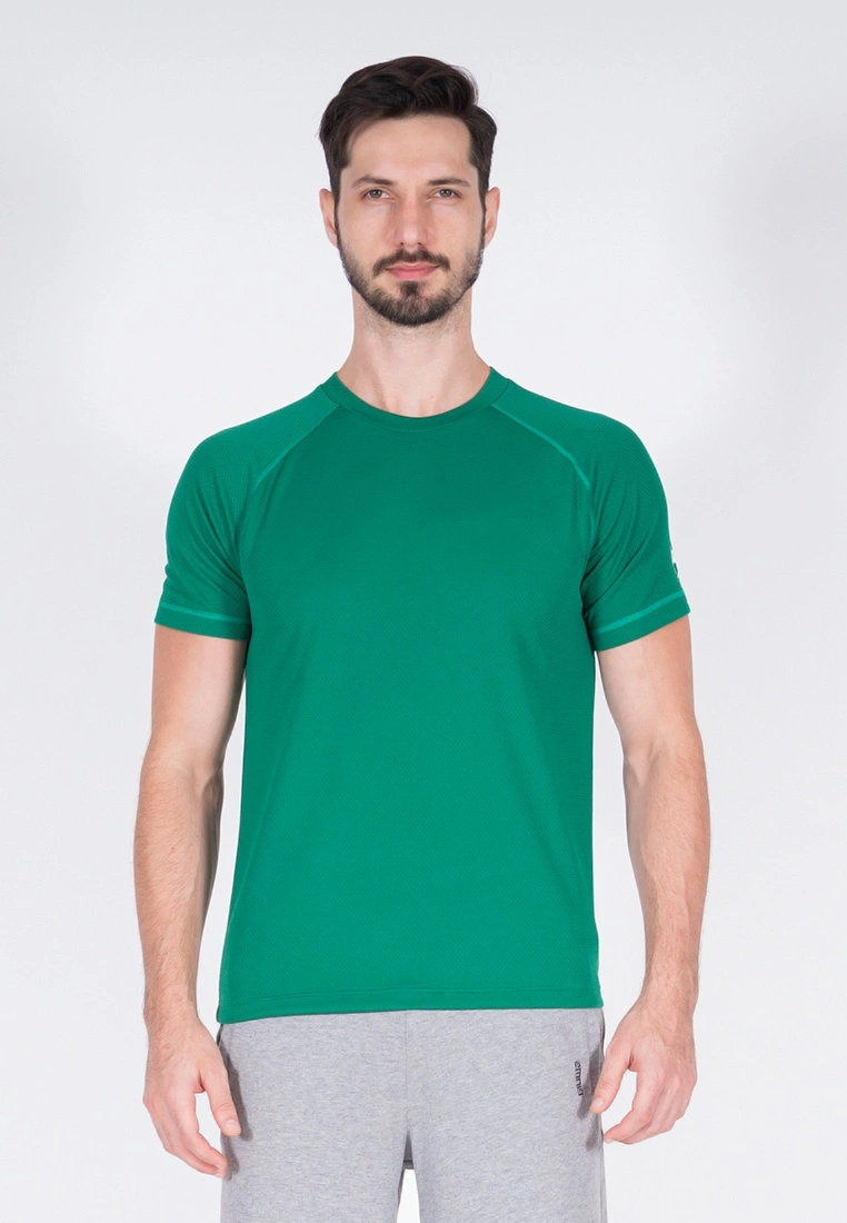 Amnig Men Training Raglan T-Shirt (Green)