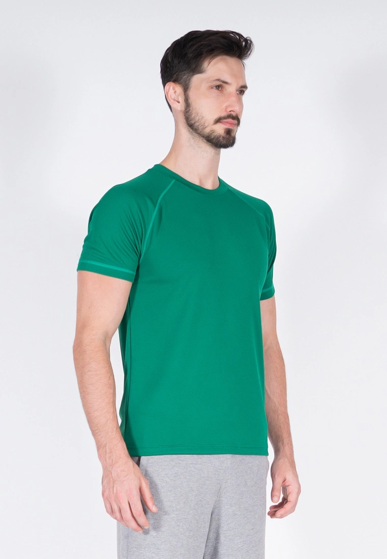 Amnig Men Training Raglan T-Shirt (Green) - Image 2