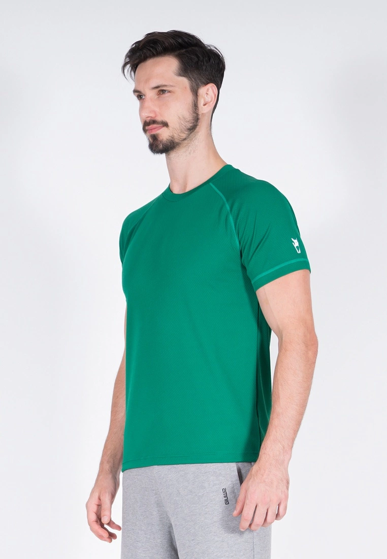 Amnig Men Training Raglan T-Shirt (Green) - Image 4