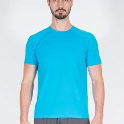 Amnig Men Training Raglan T-Shirt (Atomic Blue)