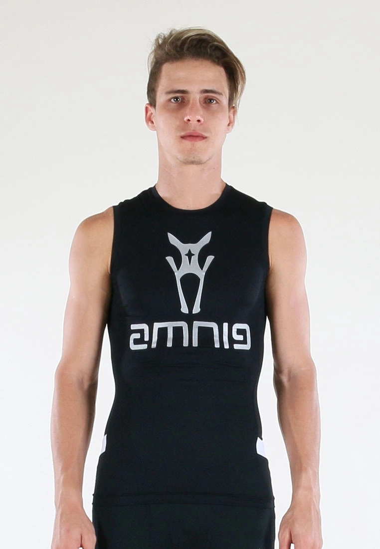Amnig Men Maxforce Victory Compression Singlet (Black)