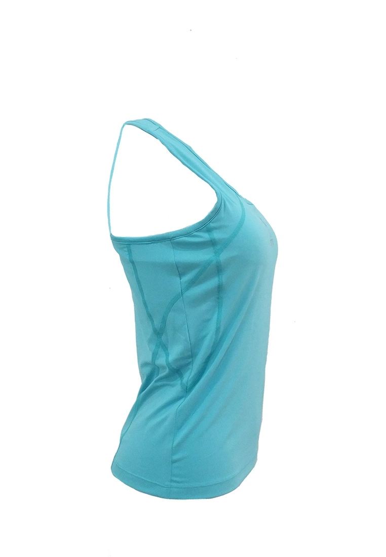 Amnig Women Recapture 2 in 1 Compression Singlet with Sport Bra (Mint) - Image 2