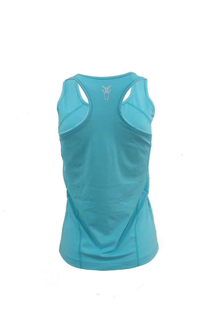 Amnig Women Recapture 2 in 1 Compression Singlet with Sport Bra (Mint) - Image 4
