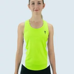 Amnig Women Legerity Running Sleeveless Tee (Yellow)