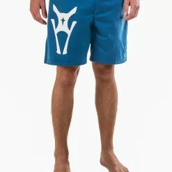 AMNIG Men Fighter Shorts-20" Blue