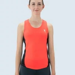 Amnig Women Legerity Running Sleeveless Tee (Red)