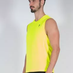 Amnig Men Training Sleeveless Top (Safety Yellow)