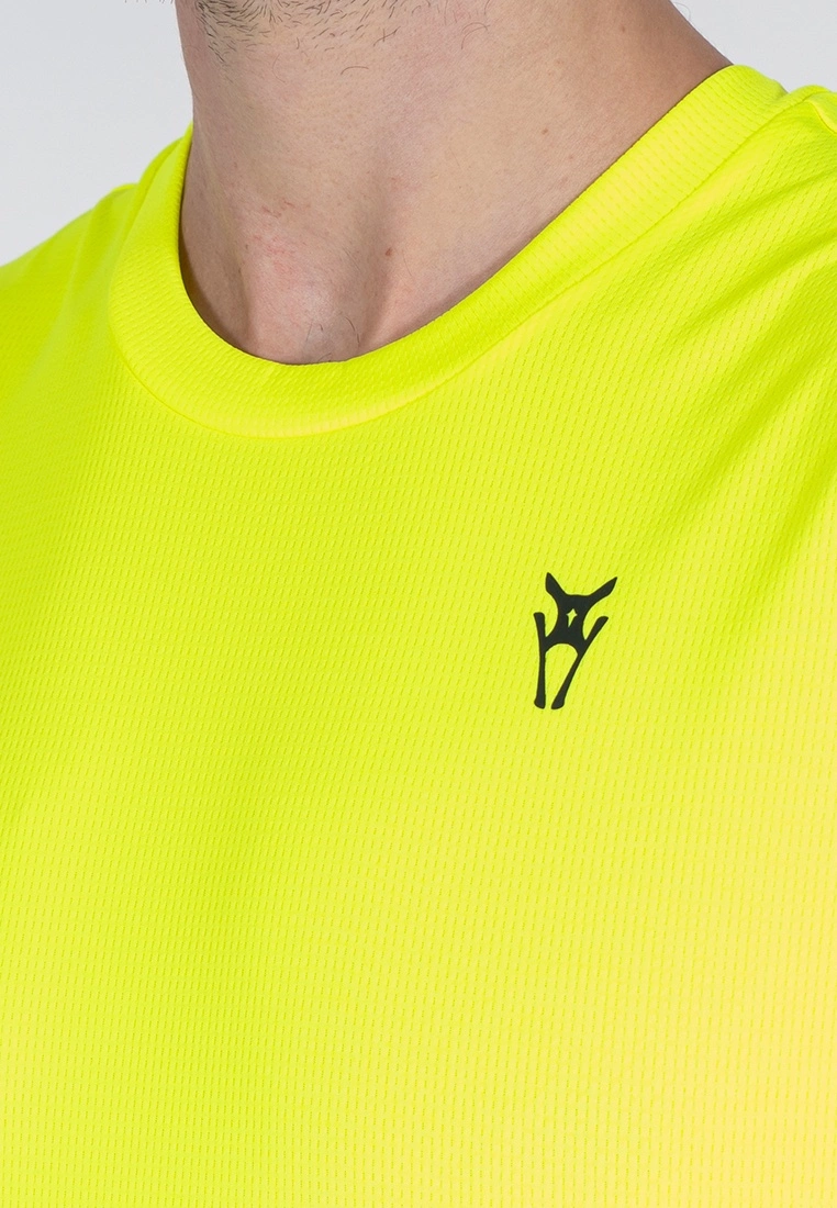 Amnig Men Training Sleeveless Top (Safety Yellow) - Image 5