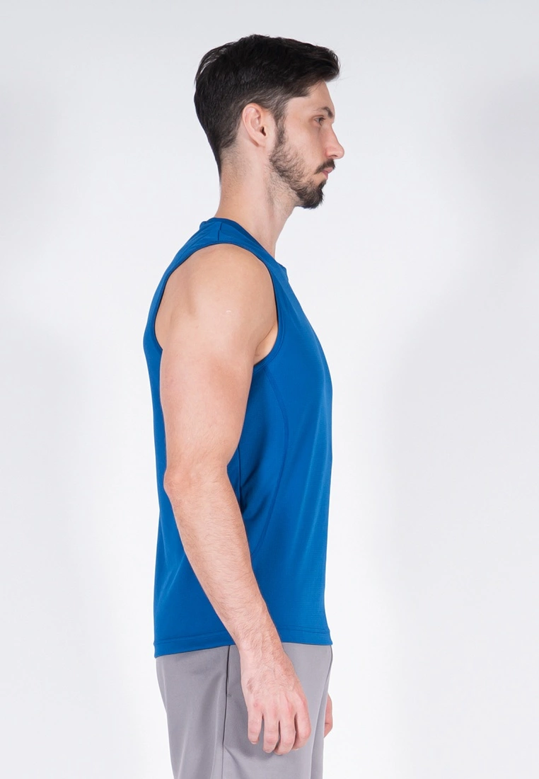 Amnig Men Training Sleeveless Top (Blue) - Image 5