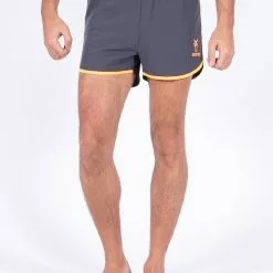 Amnig Men Aery 2" Running Shorts (Grey)