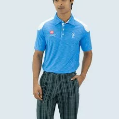 Amnig Men Endeavor Polo SDLPGA (Ultramarine/ White)