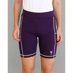 Amnig Women Short Tights with Pocket