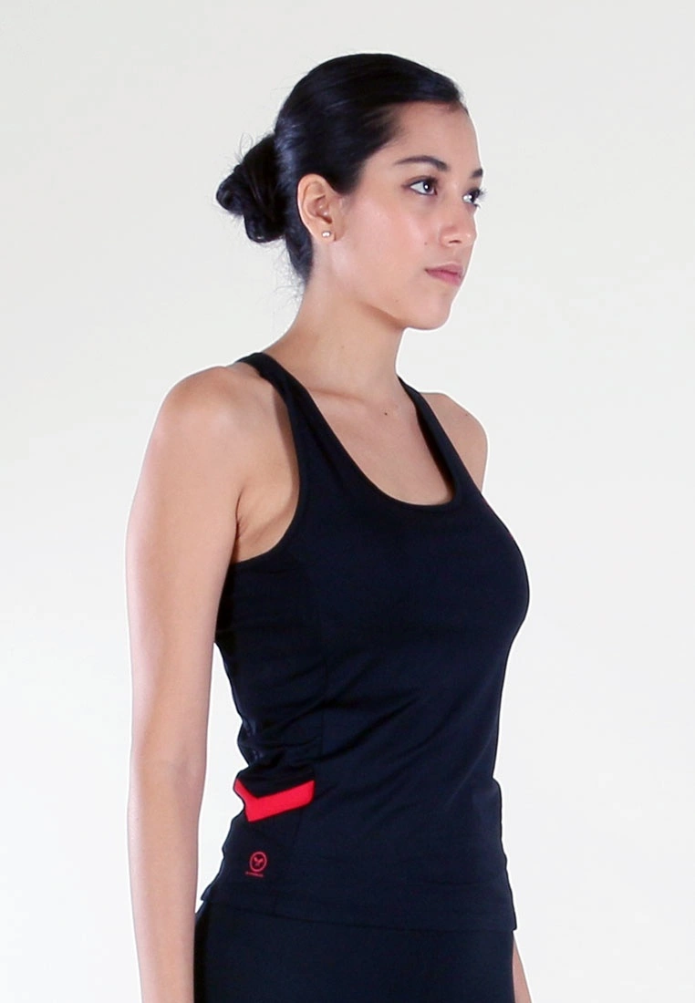 Amnig Women Maxforce Victory Compression Singlet (Black) - Image 2